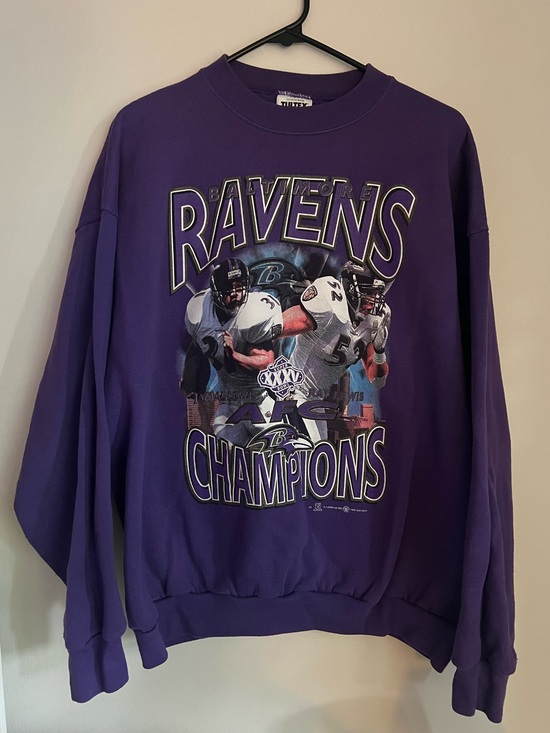 Tultex Other - Vintage 2001 Baltimore Ravens Champions Crewneck Sweatshirt